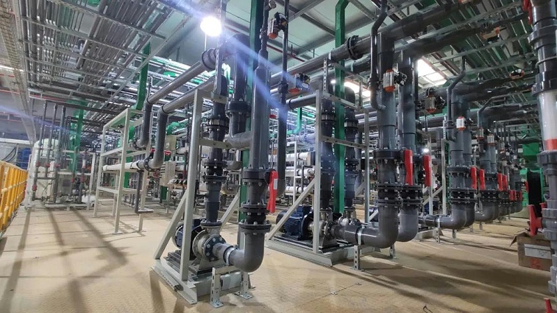 科勒衛浴電鍍廢水處理工程現場