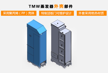 TMW廢水蒸發(fā)器外殼部件
